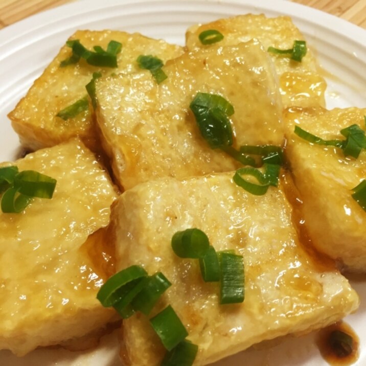 豆腐のめんつゆ焼き